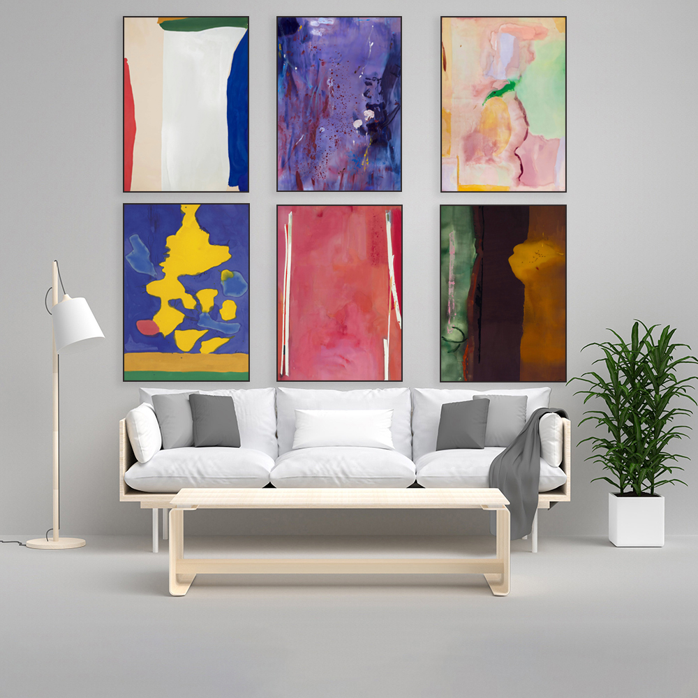 Home Cinema Wall Art - Helen Frankenthaler American abstract expressionist painter,