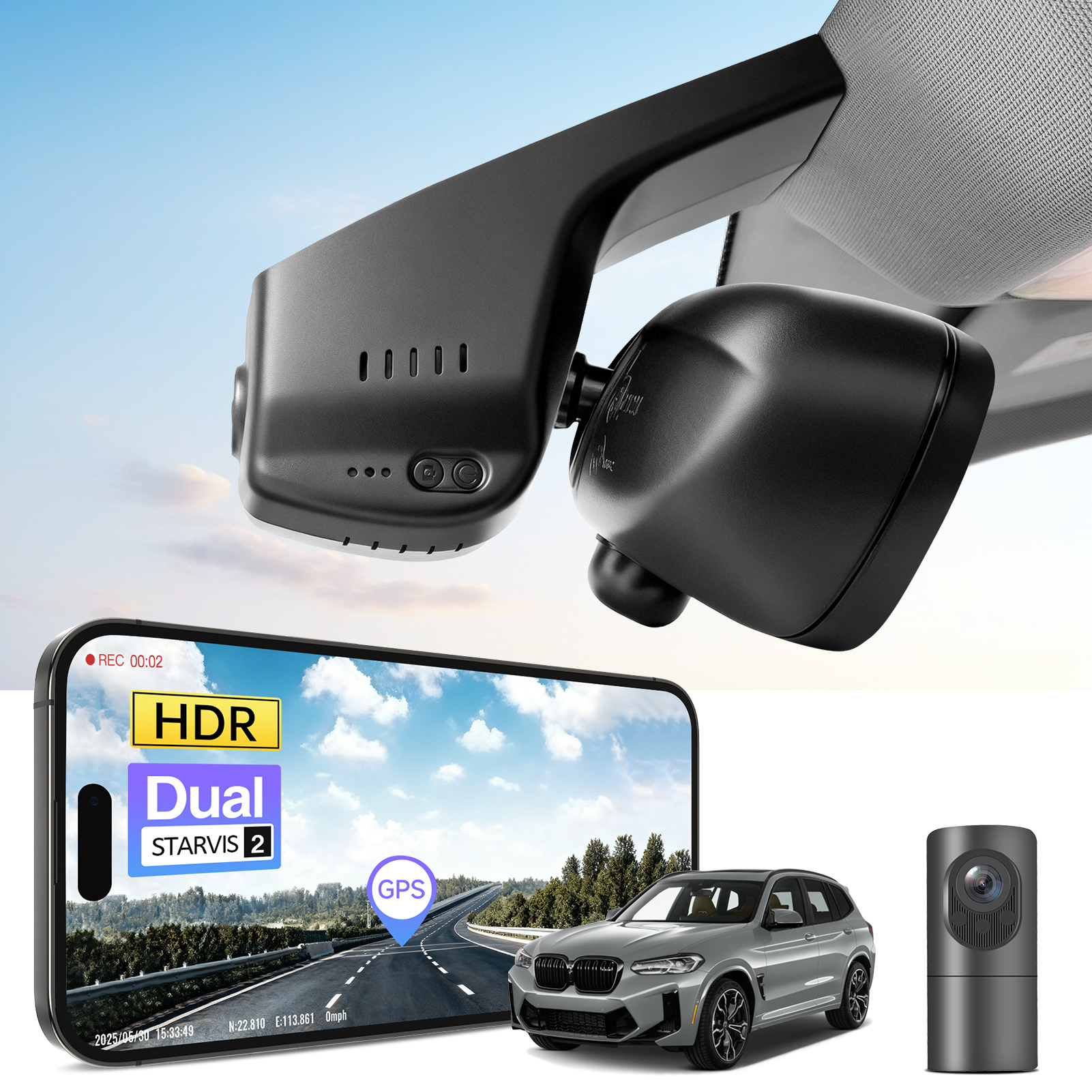 Home Cinema Blu Ray Sony - STARVIS 2 Sensor Dash Cam 4K