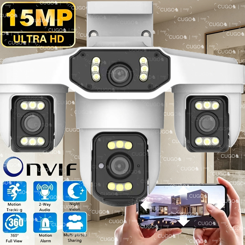 Home Cinema Wall Panels - Yoosee 15MP 8K IP Camera Three