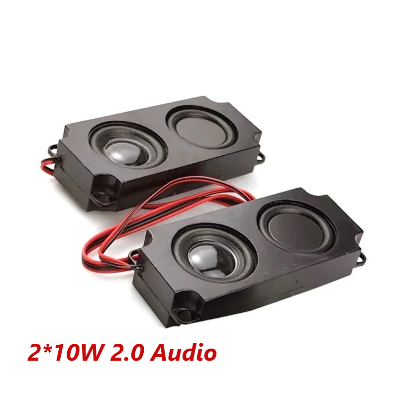 Home Cinema Subwoofer - 2*10W Full Range Speaker 2.0 Audio