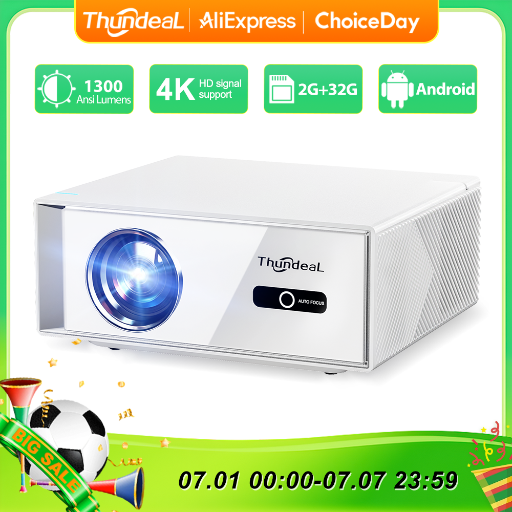 Home Cinema Pc - ThundeaL TD95W Projector 4K Full HD