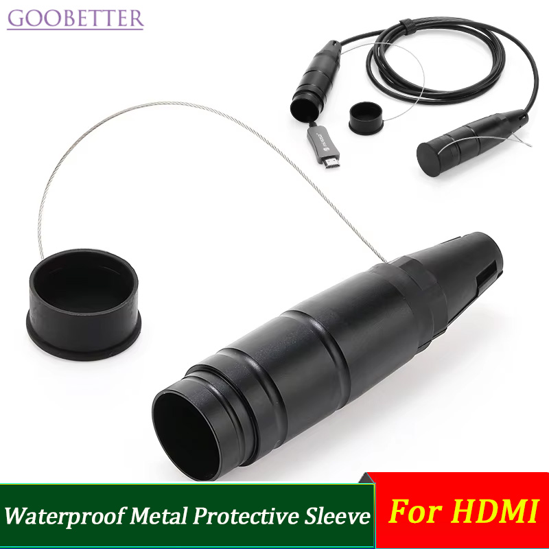 Home Cinema Hdmi - Metal Waterproof Protective Sleeve for HDMI