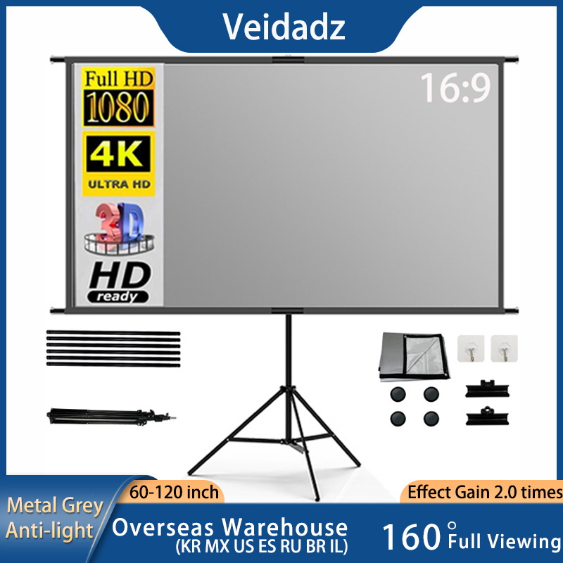 VEIDADZ Projector Screen With  - Projector Screen 100 Inch review and price