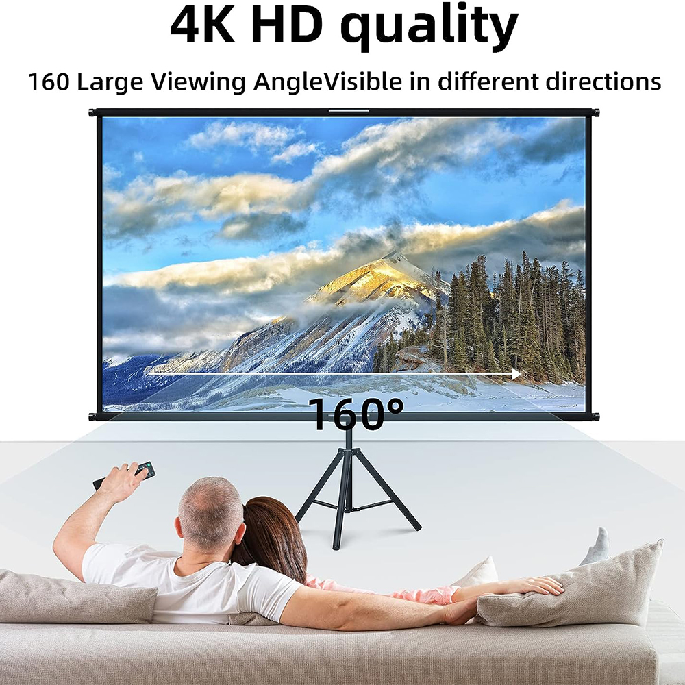 VEIDADZ Projector Screen With  - Projector Screen 100 Inch review and price