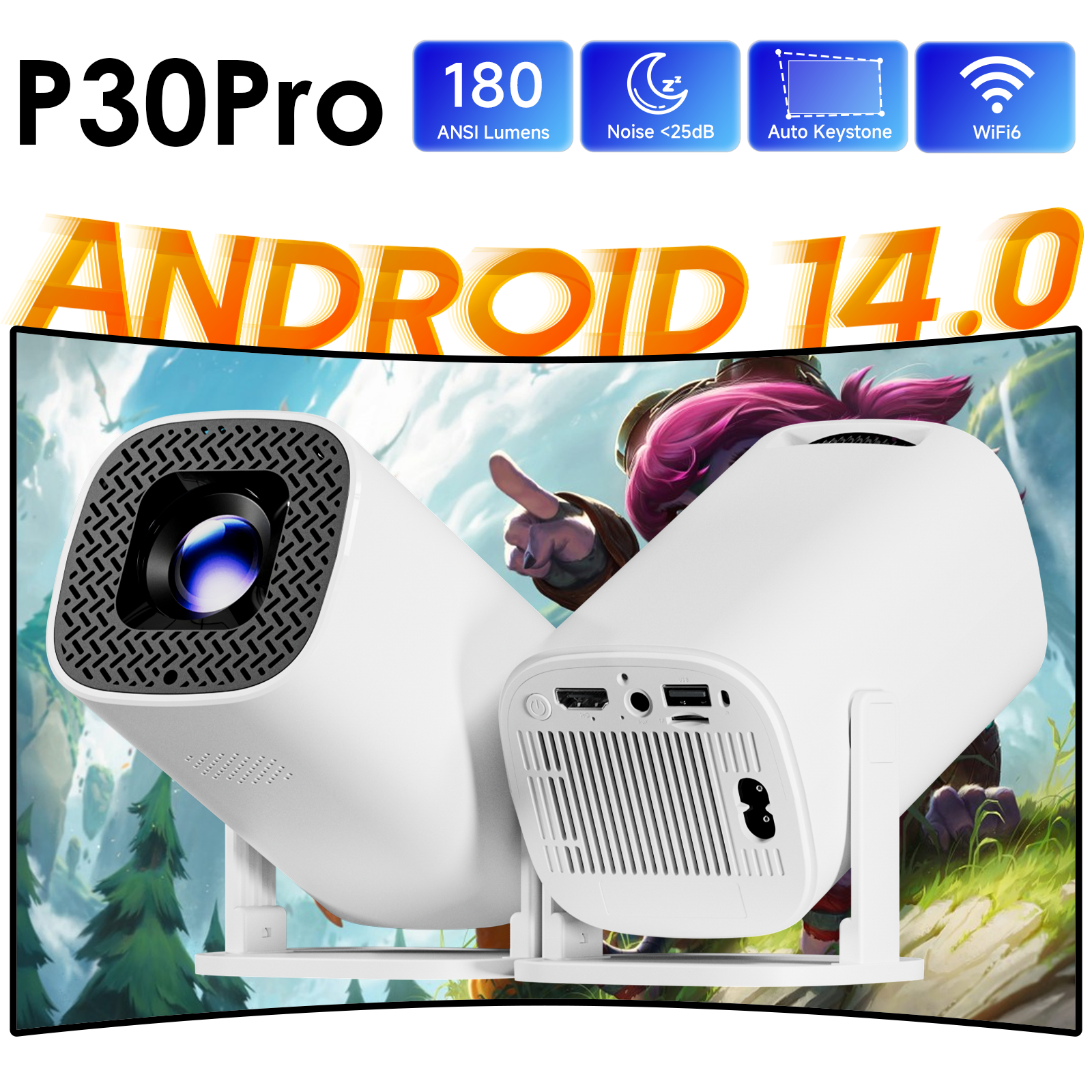 HONGTOP P30PRO Smart Mini Proj - Home Cinema Pc review and price