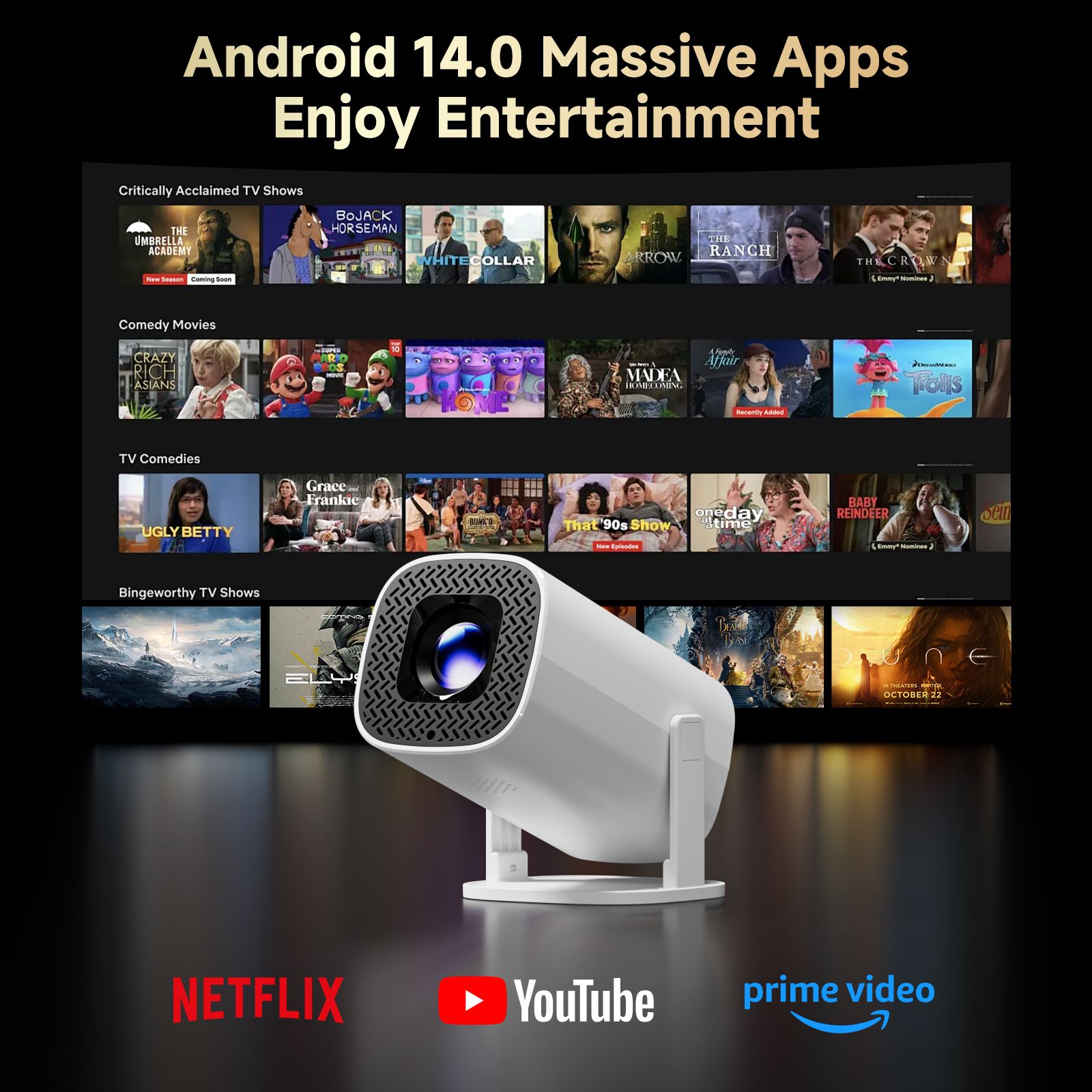 HONGTOP P30PRO Smart Mini Proj - Home Cinema Pc review and price