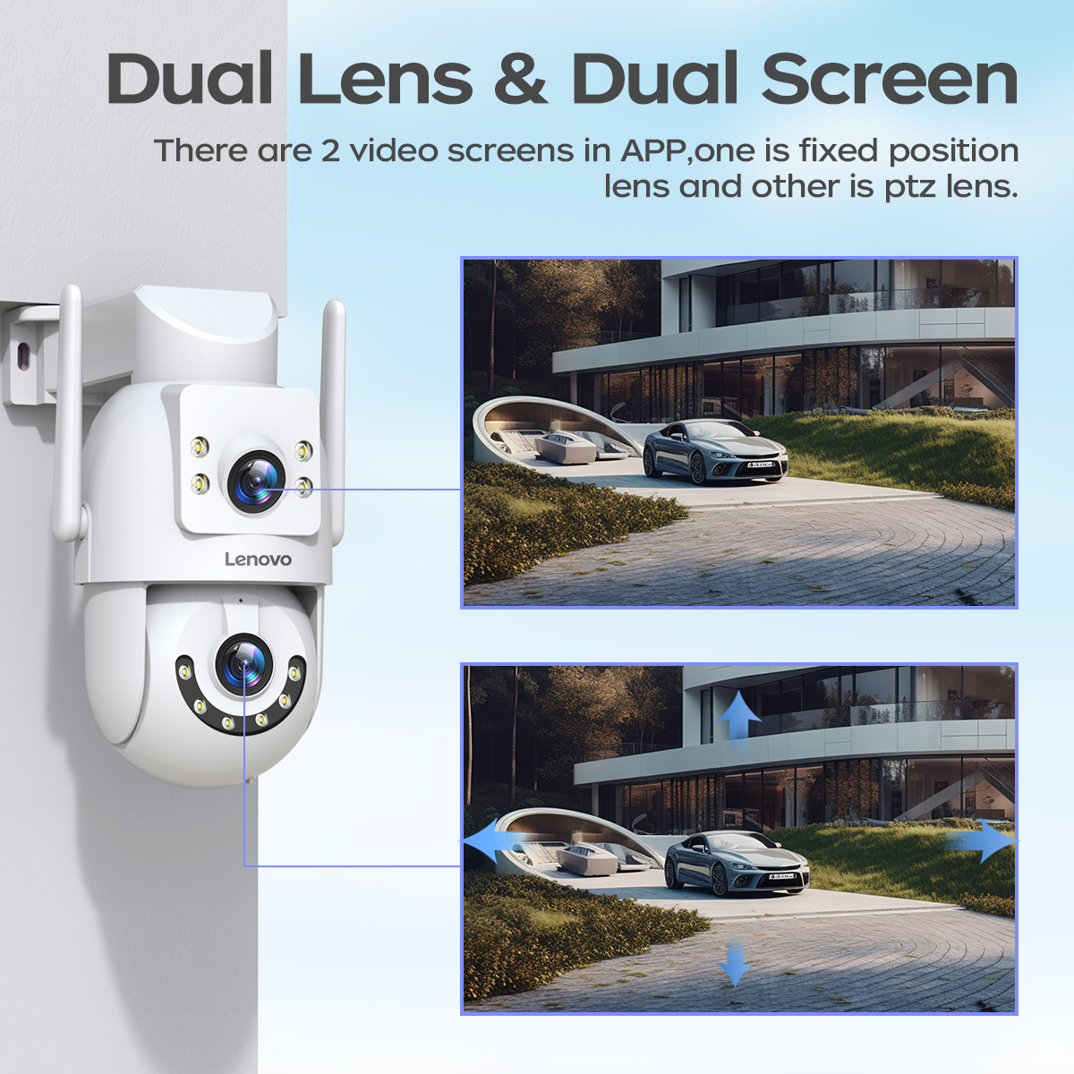 Lenovo 8MP Outdoor Surveillanc - Home Cinema Sony review and price