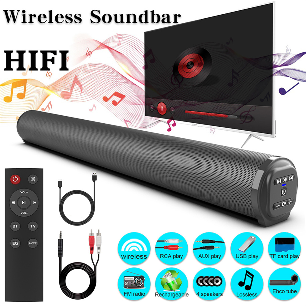 Sound Bar TV Sound System Blue - Soundbar Bluetooth Home review and price