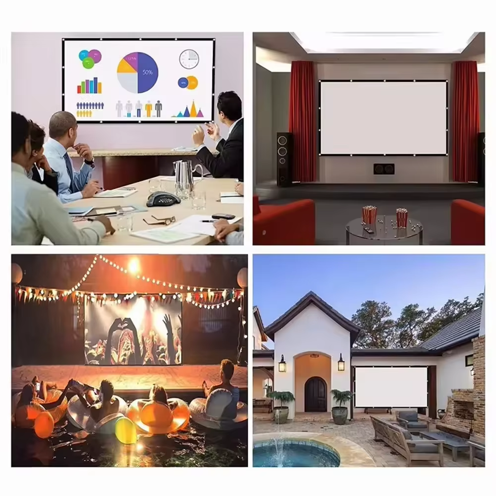 60 72 100 120 150 Inch 16:9 Po - Projector Screen 100 Inch review and price