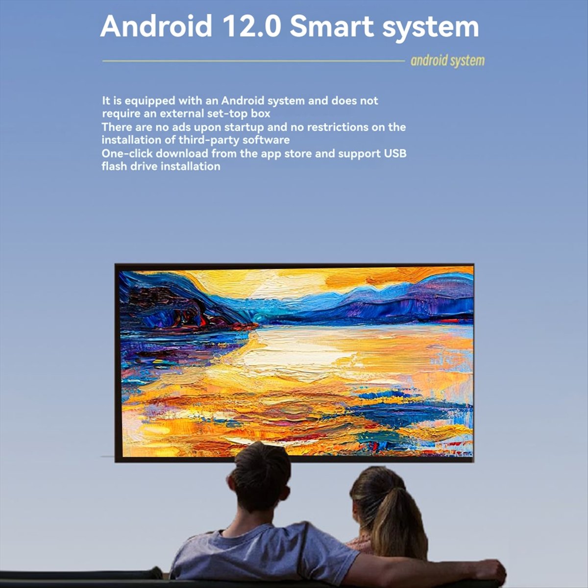 NEW 1080P Projector for Androi - Home Cinema Quad review and price