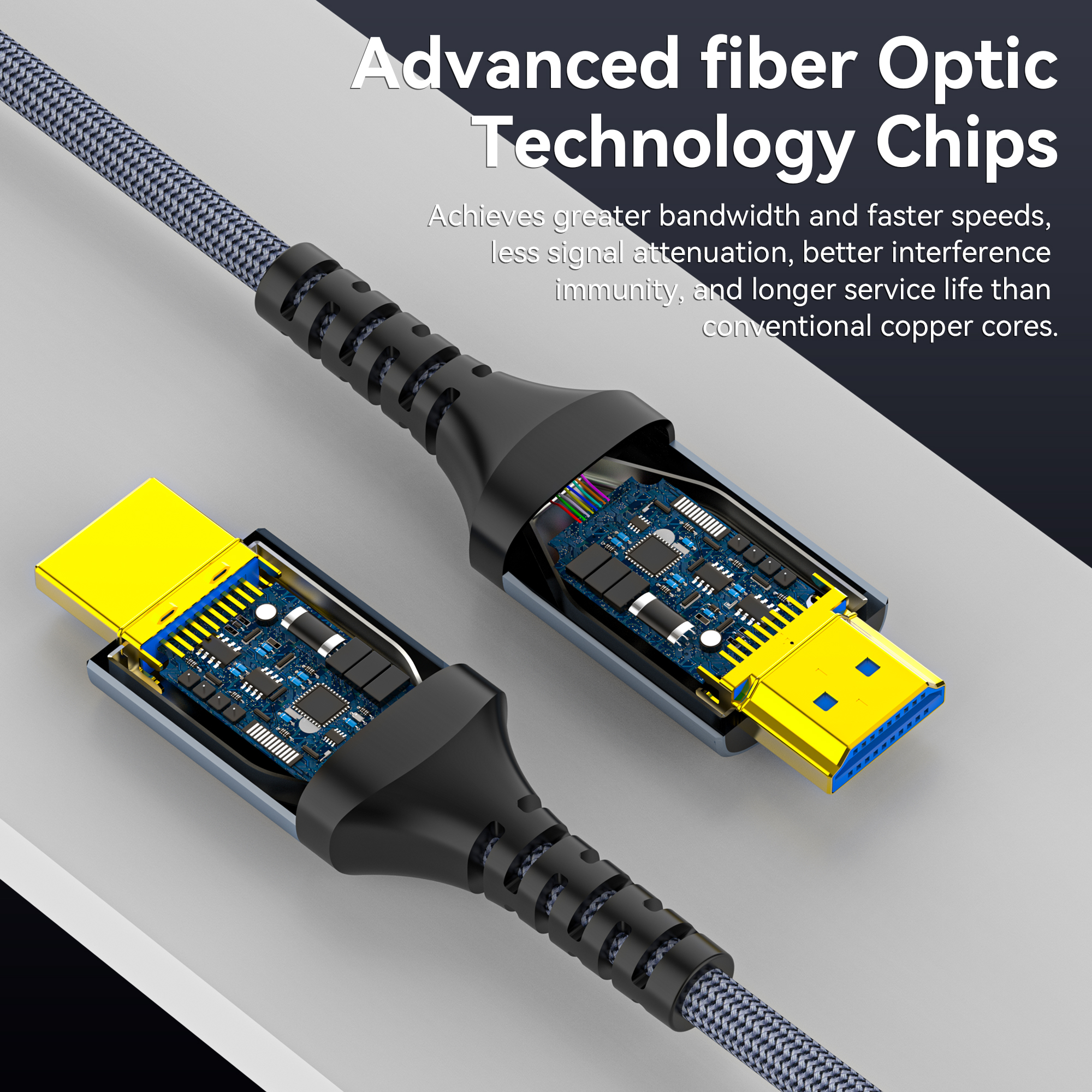8K Fiber Optic HDMI Cable 8K60 - Home Cinema Blu Ray Sony review and price