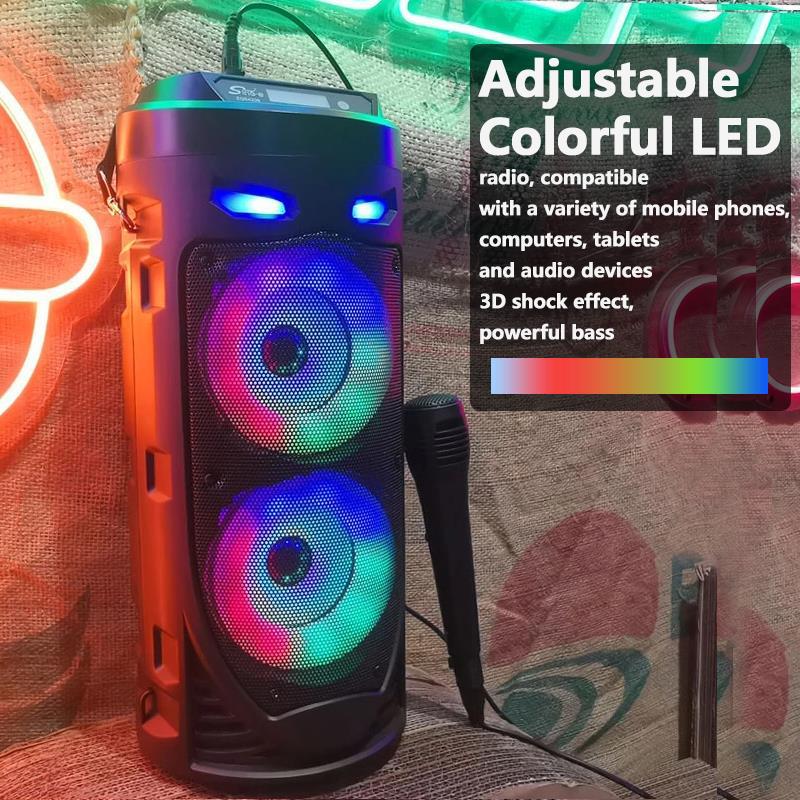 Large Square Dance Portable Bl - Soundbar Bluetooth Home review and price