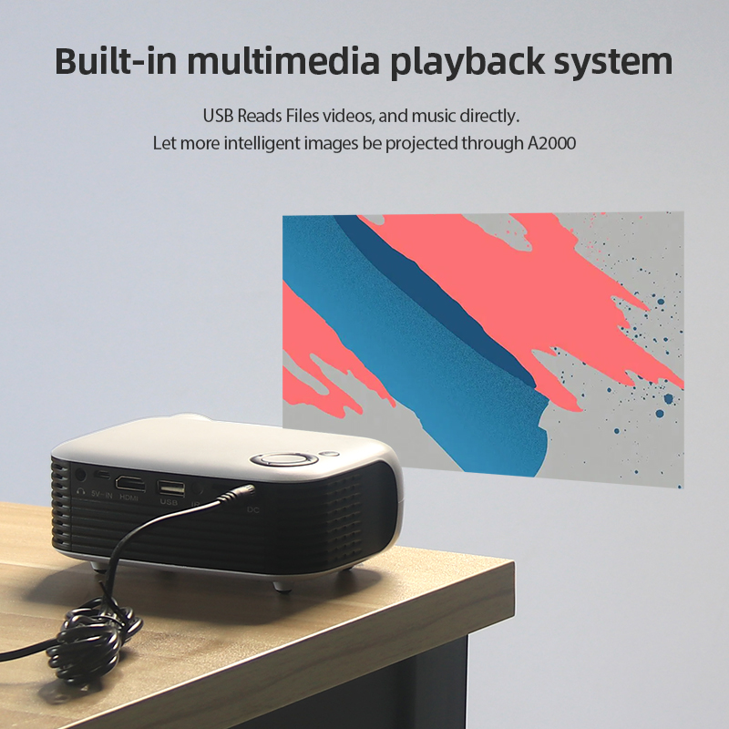 A2000 Mini Projector Portable  - Home Cinema Pc review and price