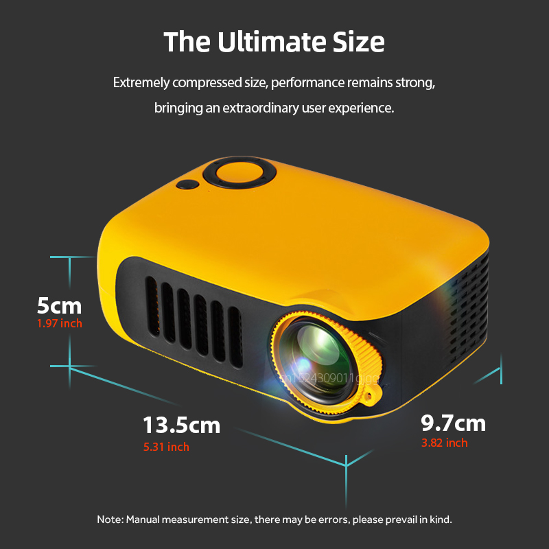 A2000 Mini Projector Portable  - Home Cinema Pc review and price