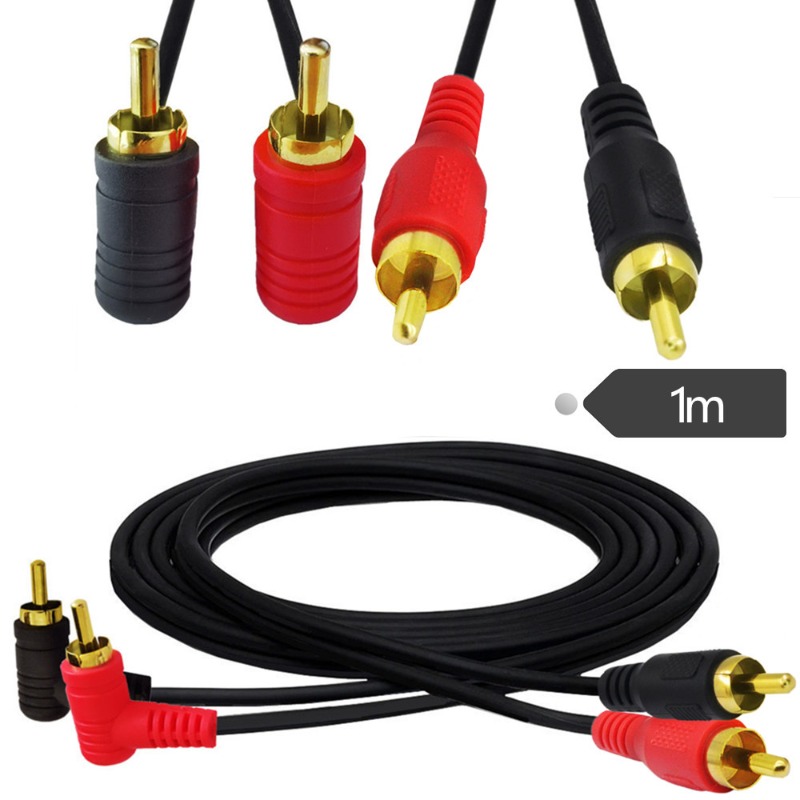 Gold-plated Two-to-two 2RCA Du - Home Cinema Subwoofer review and price