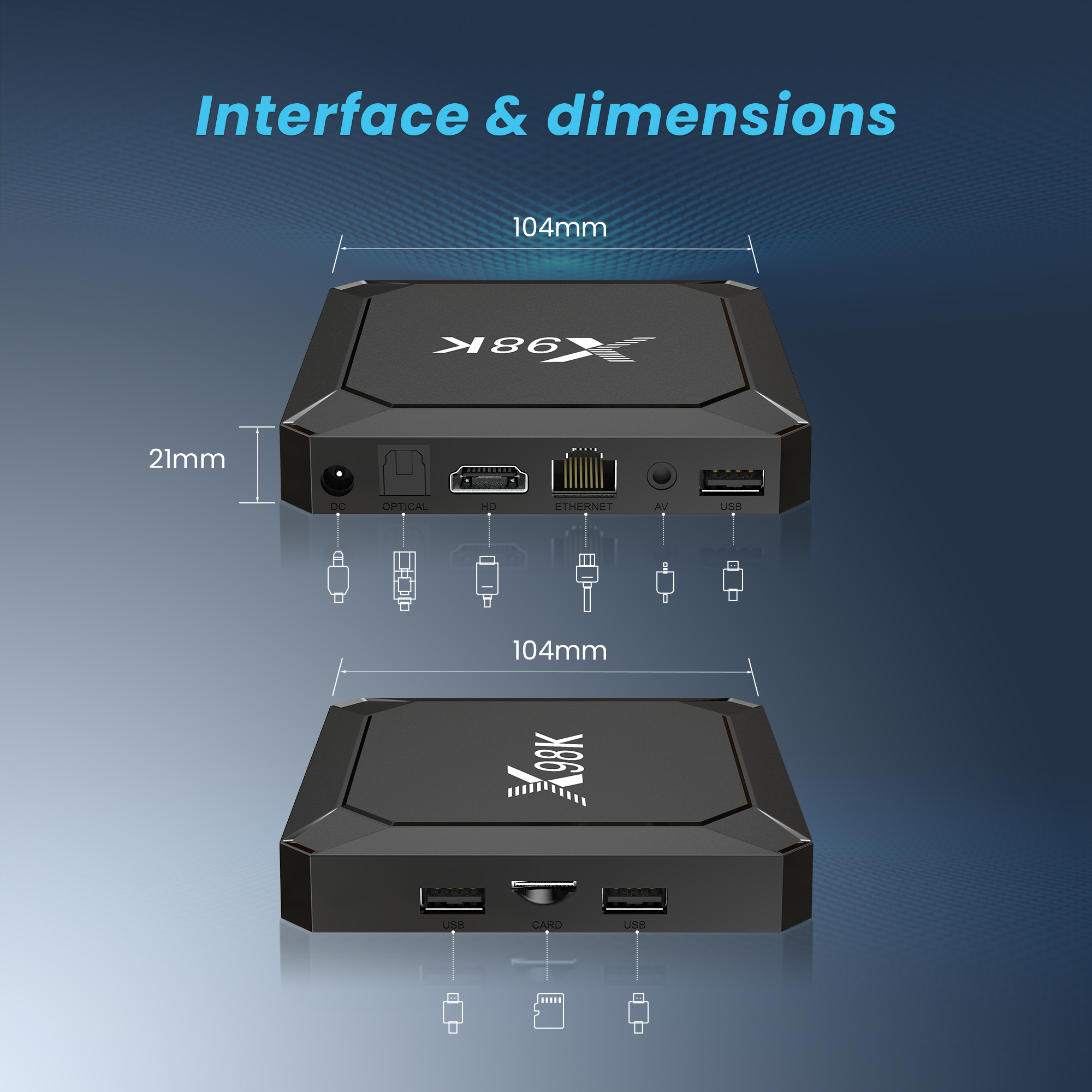 Original X98K TV Box Android13 - Home Cinema Quad review and price