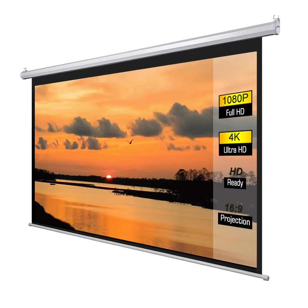 Hot Sell 100Inch Matte White E - Projector Screen 100 Inch review and price