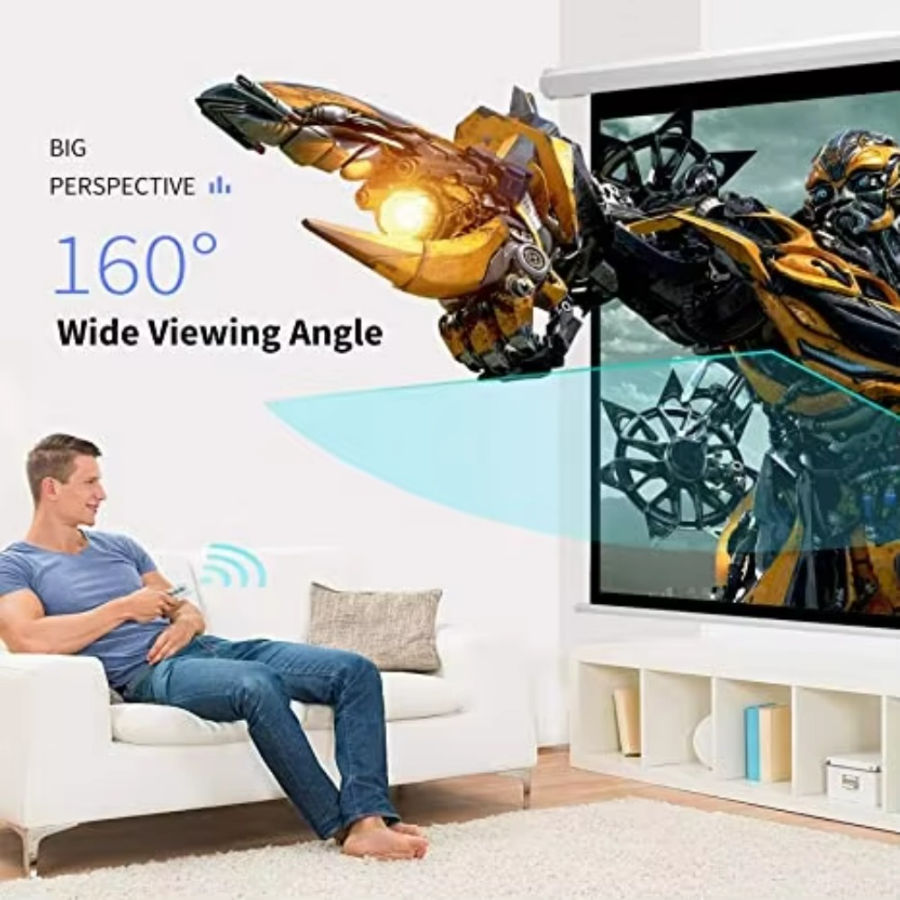 Hot Sell 100Inch Matte White E - Projector Screen 100 Inch review and price