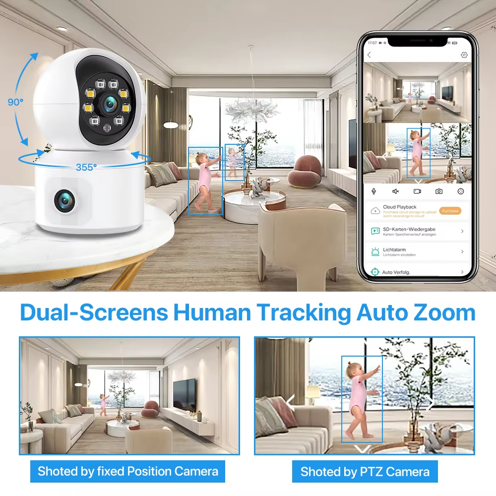 6MP iCsee WiFi IP Camera Dual  - Home Cinema Sony review and price