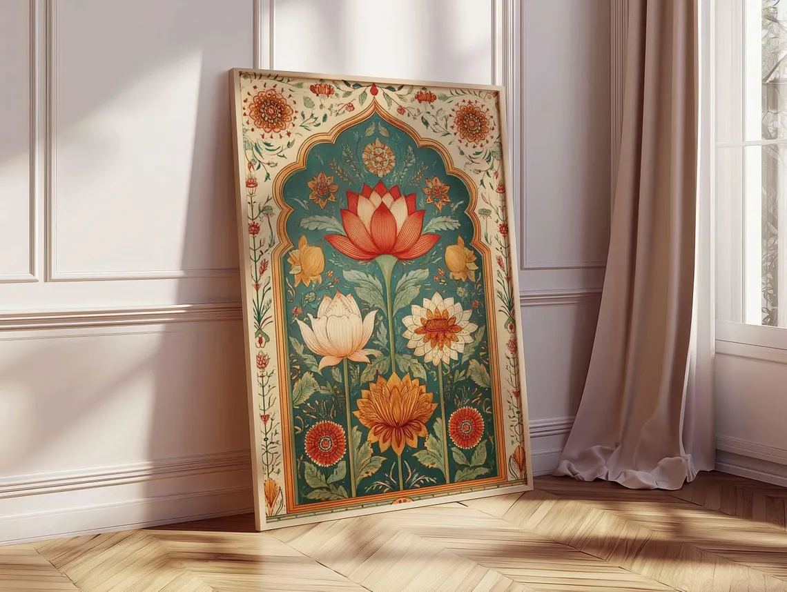 Lotus Flower Wall Art Poster,  - Home Cinema Wall Art review and price