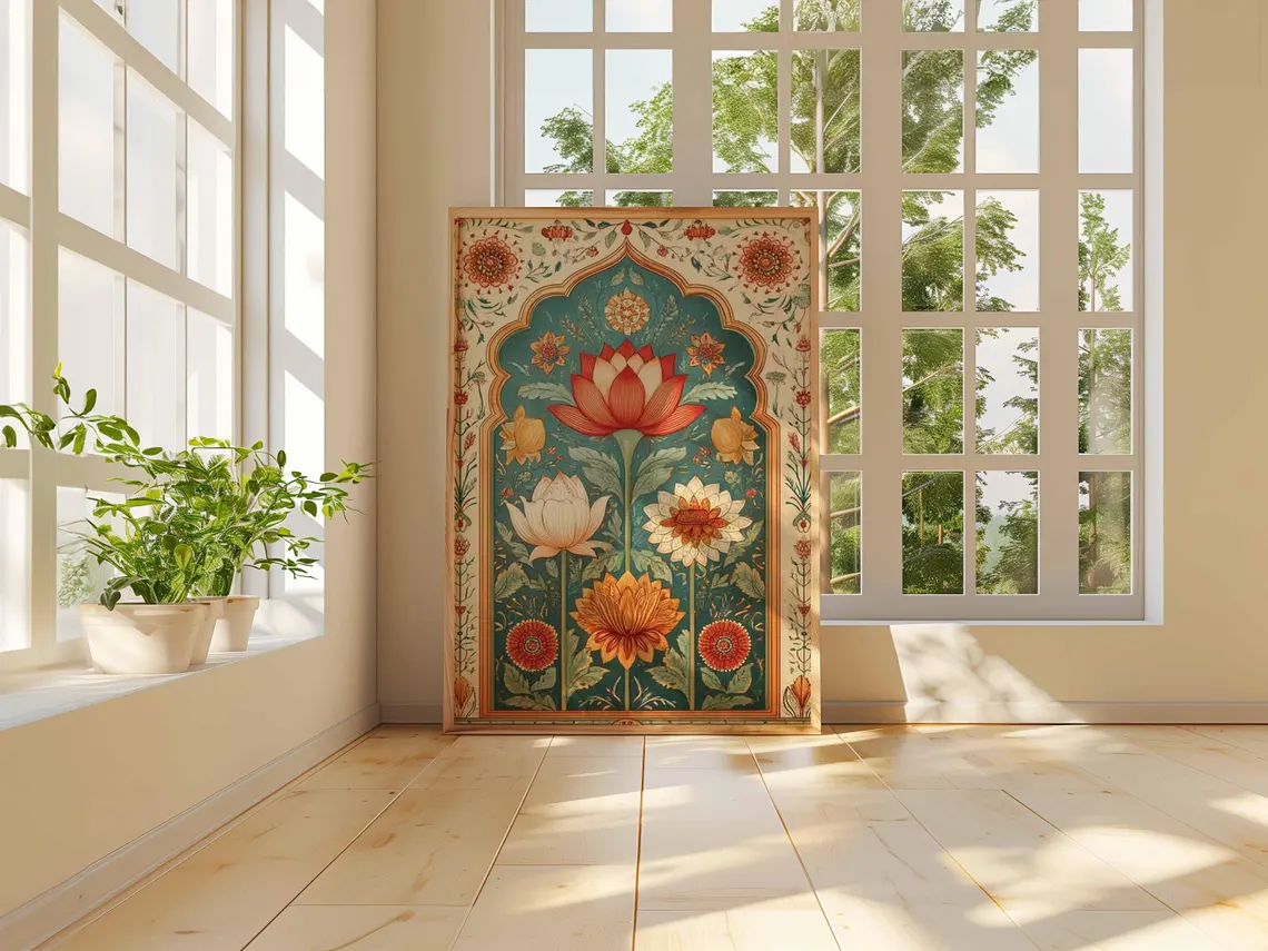 Lotus Flower Wall Art Poster,  - Home Cinema Wall Art review and price
