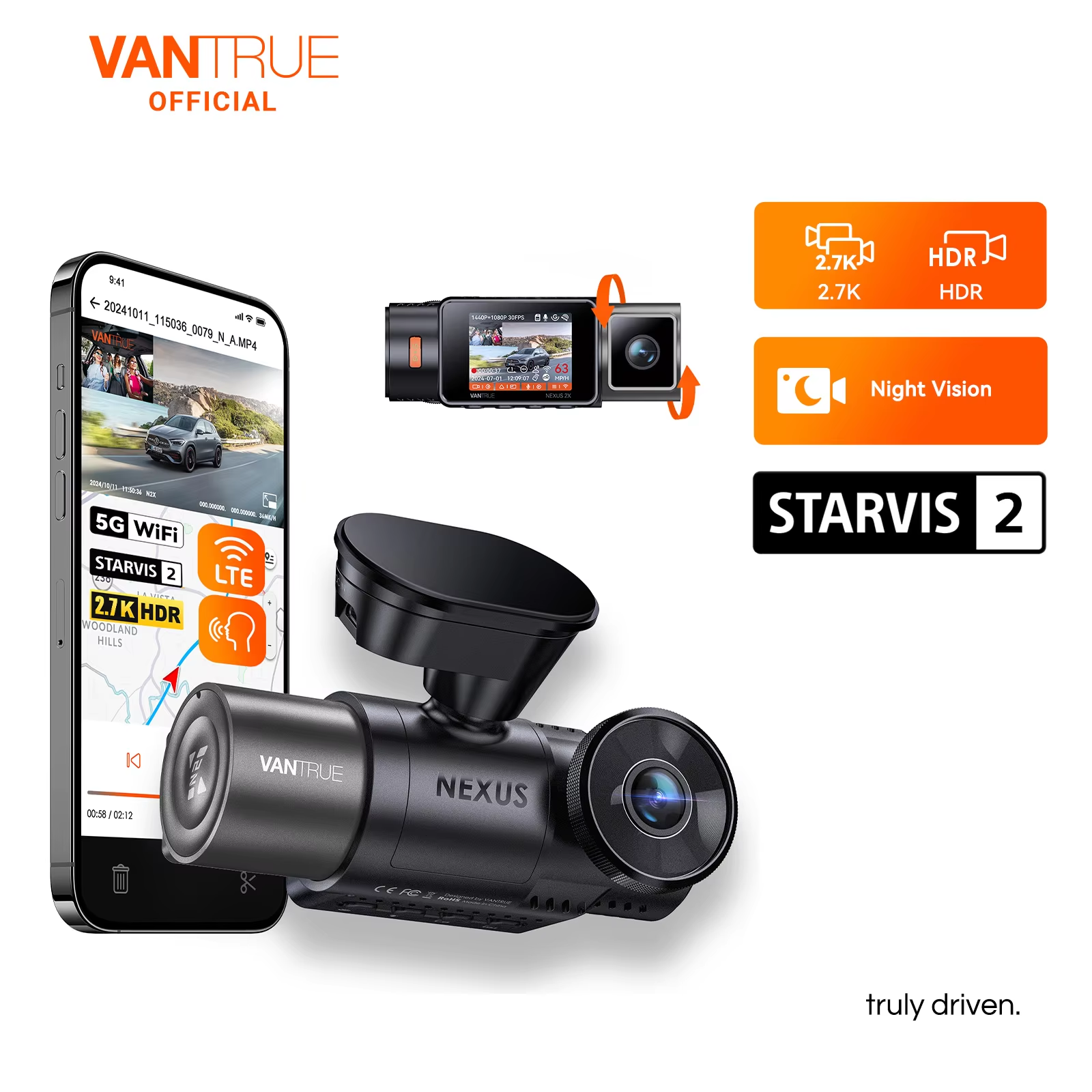 Vantrue N2X 2.7K HDR Dashcam F - Home Cinema Blu Ray Sony review and price