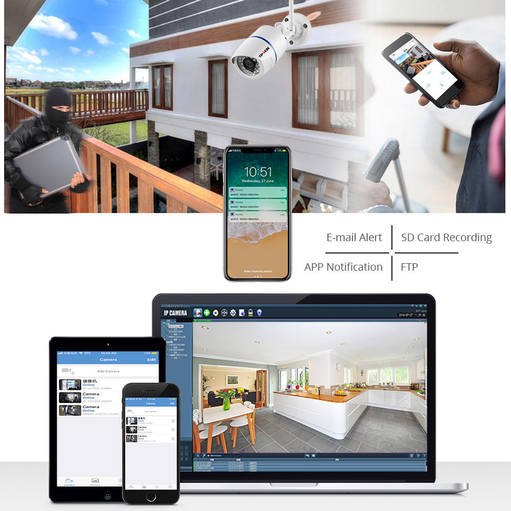 IP Camera WiFi 4MP Outdoor Hom - Home Cinema Sony review and price
