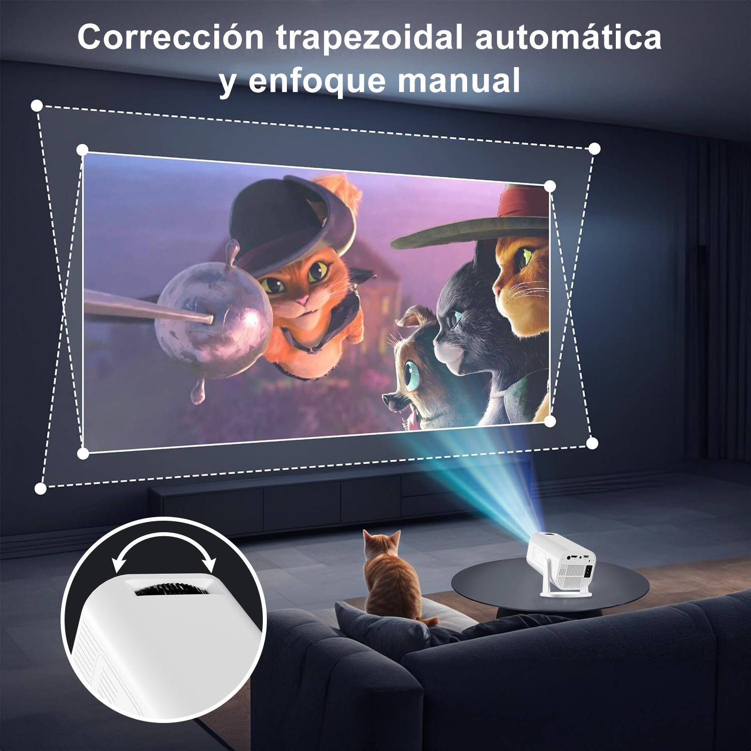 Salange Android 14 P330W Proje - Home Cinema Hdmi review and price