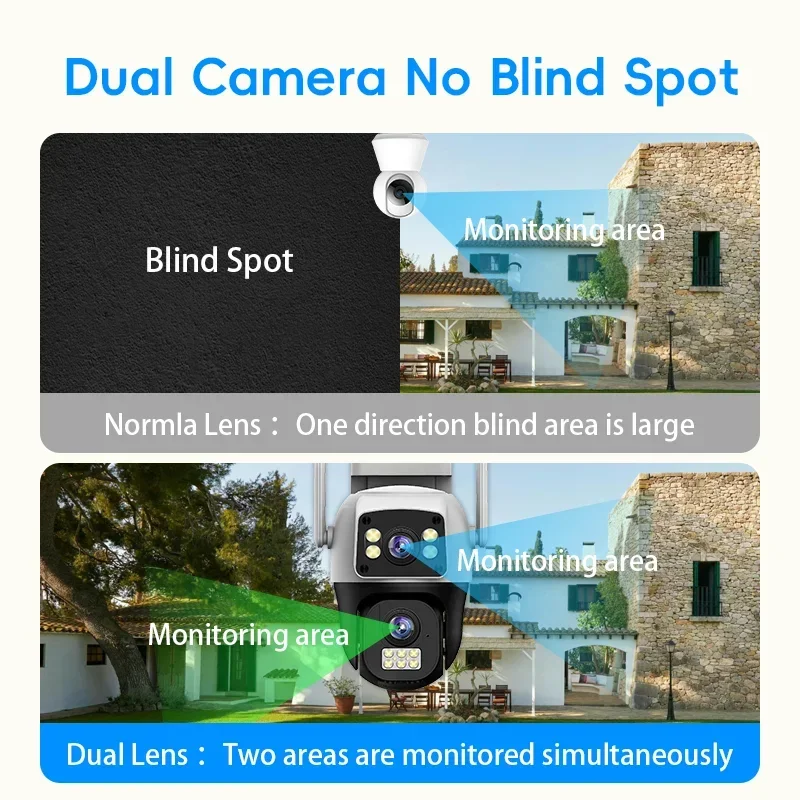 8MP 4K WIFI IP Camera PTZ Outd - Home Cinema Wall Panels review and price