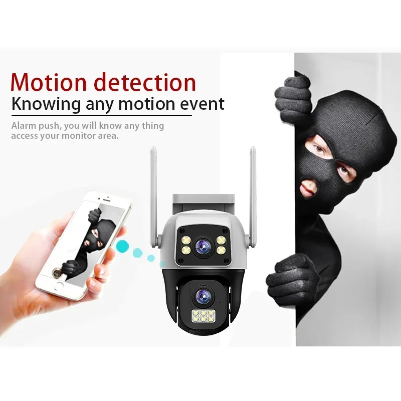 8MP 4K WIFI IP Camera PTZ Outd - Home Cinema Wall Panels review and price