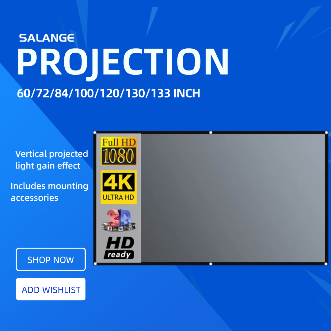 Salange Projector Screen 72 84 - Projector Screen 100 Inch review and price