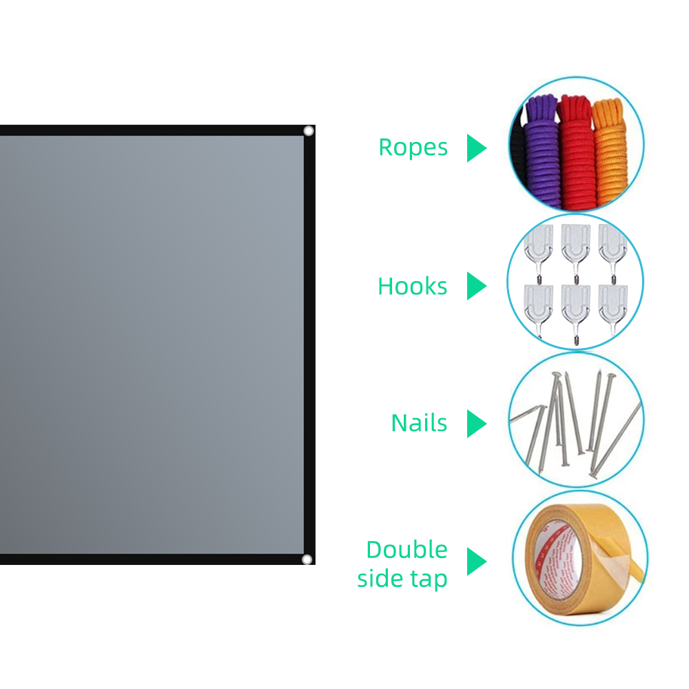 Salange Projector Screen 72 84 - Projector Screen 100 Inch review and price