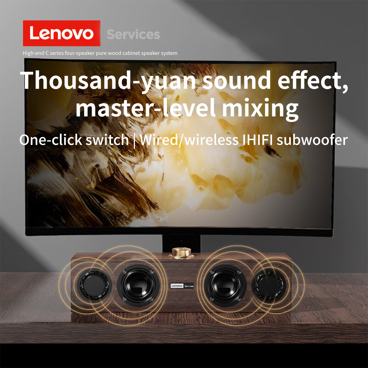 Lenovo C02 Portable Multimedia - Home Cinema Subwoofer review and price