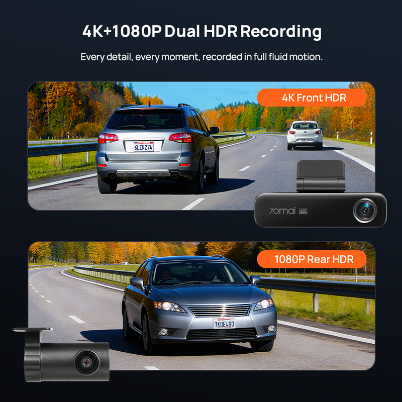 70mai Dash Cam 4K M800 2160P e - Home Cinema Blu Ray Sony review and price