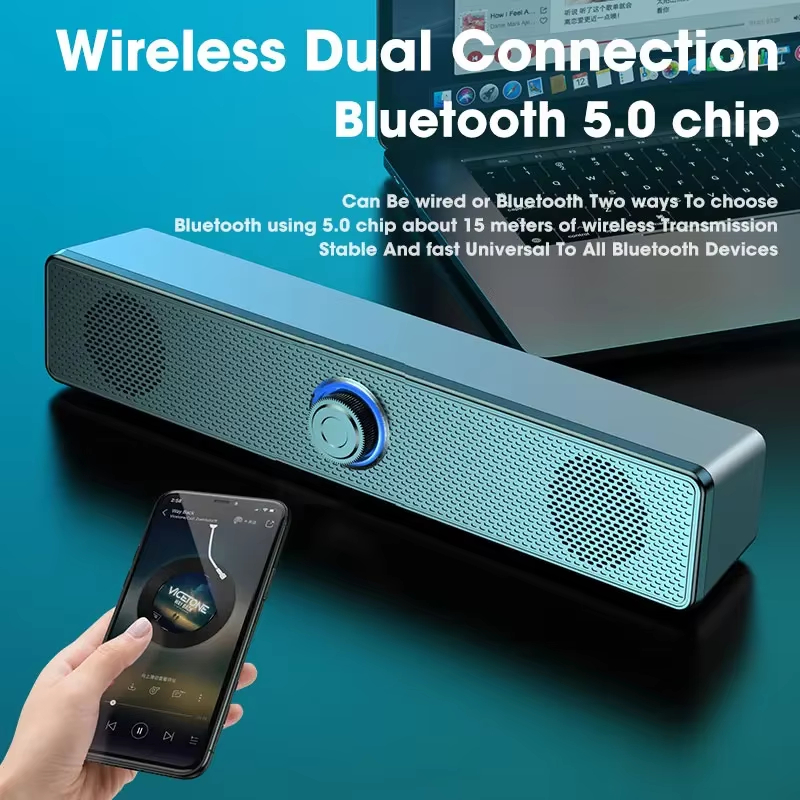 Bluetooth 5.0 4D Surround Soun - Soundbar Bluetooth Home review and price