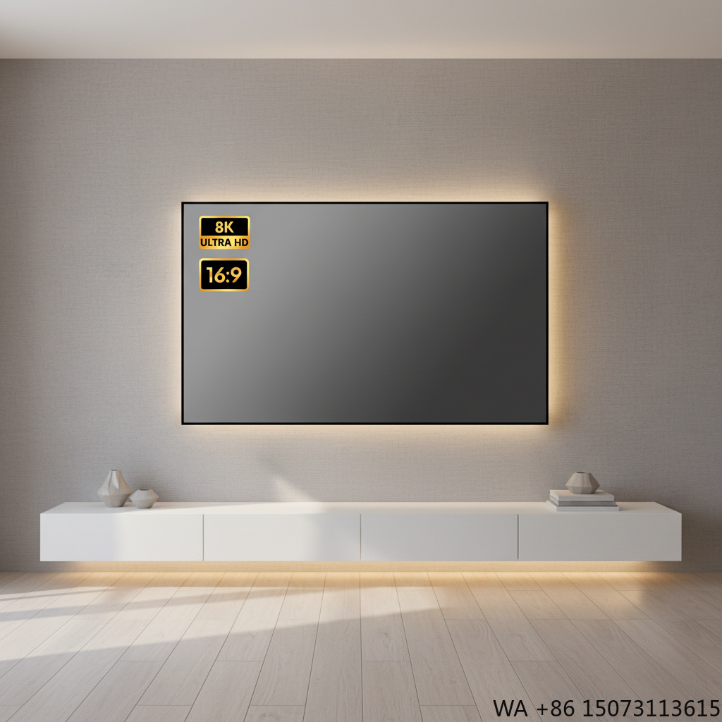 100 Inch 8K UHD Fixed Frame AL - Projector Screen 100 Inch review and price