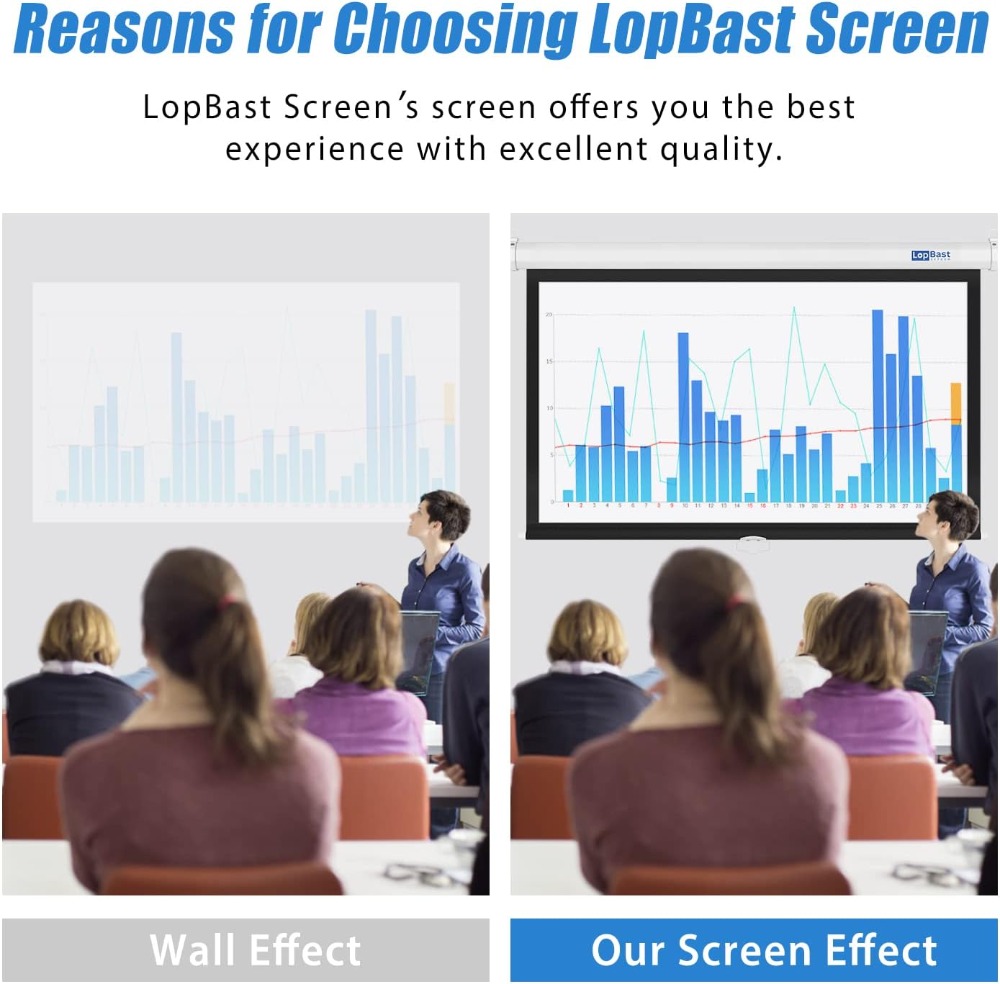100INCH Manual Pull Down White - Projector Screen 100 Inch review and price