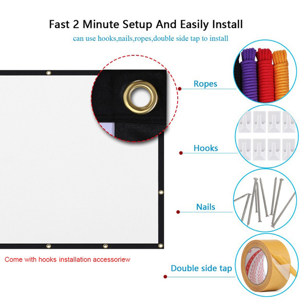 Portable Projector Screen Simp - Projector Screen 100 Inch review and price