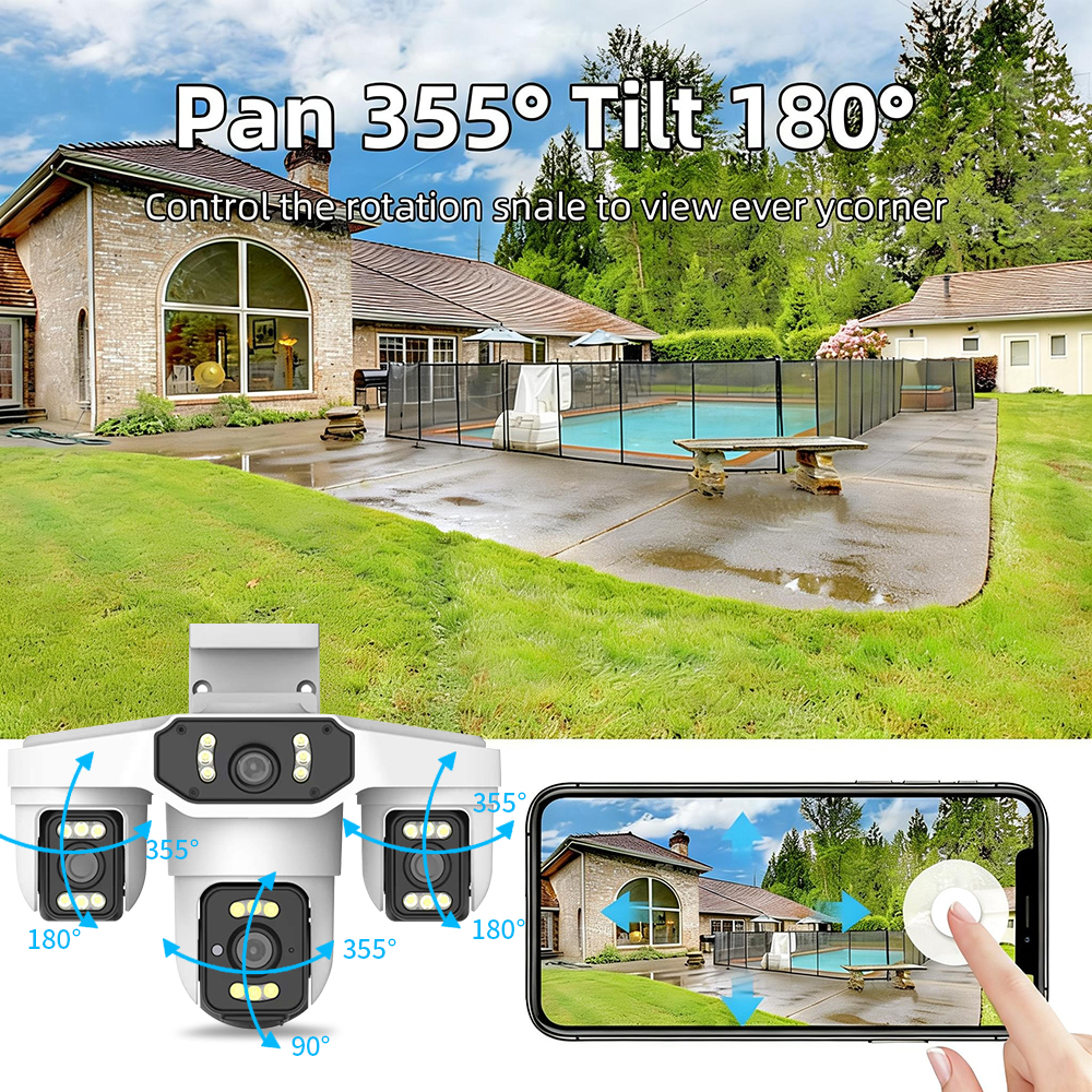Yoosee 15MP 8K IP Camera Three - Home Cinema Wall Panels review and price