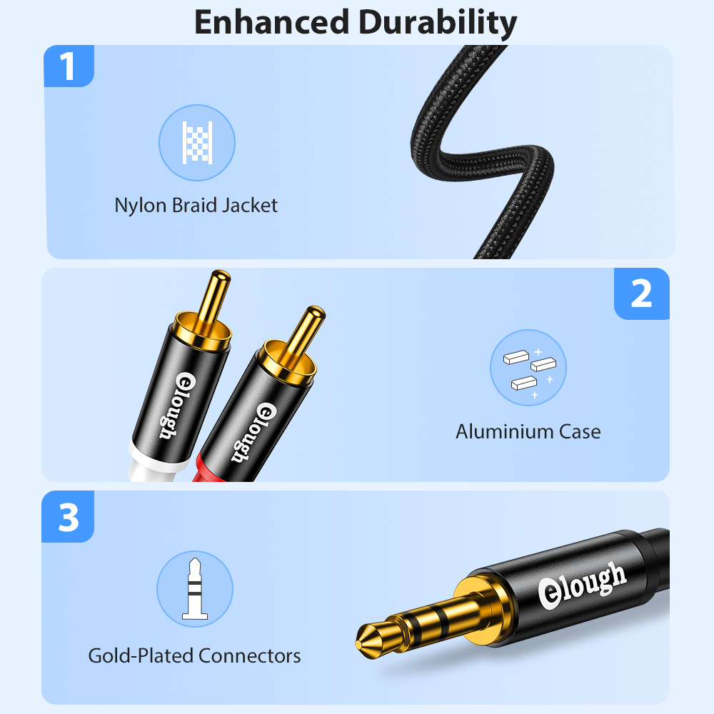 Elough RCA Cable AUX RCA Speak - Home Cinema Pc review and price