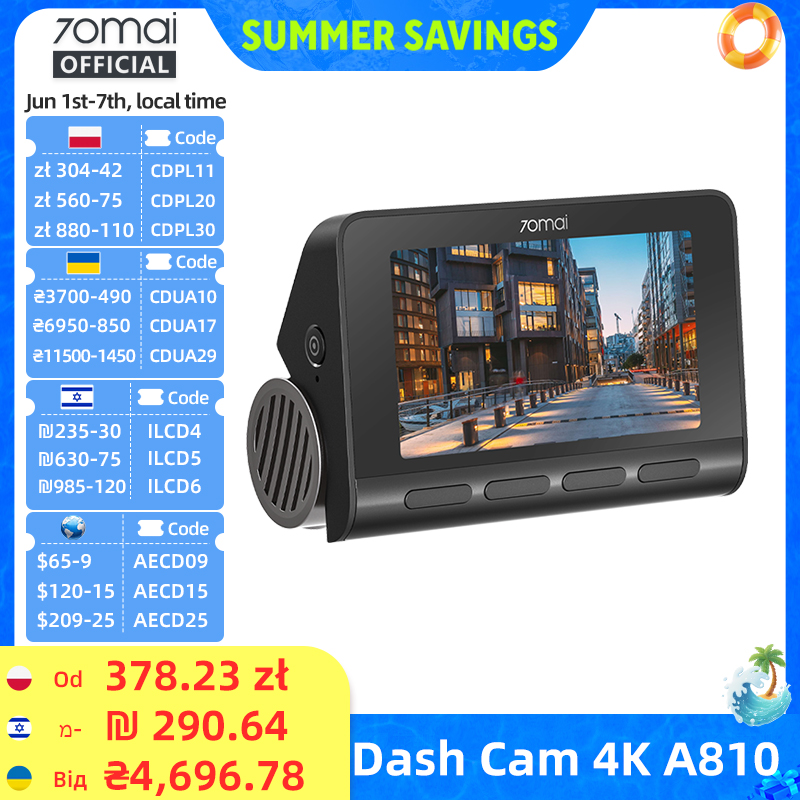 70mai 4K Dash Cam A810 HDR Bui - Home Cinema Blu Ray Sony review and price