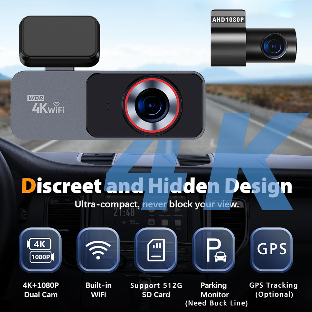 Dash Cam 4K 2160P WIFI GPS Car - Home Cinema Blu Ray Sony review and price
