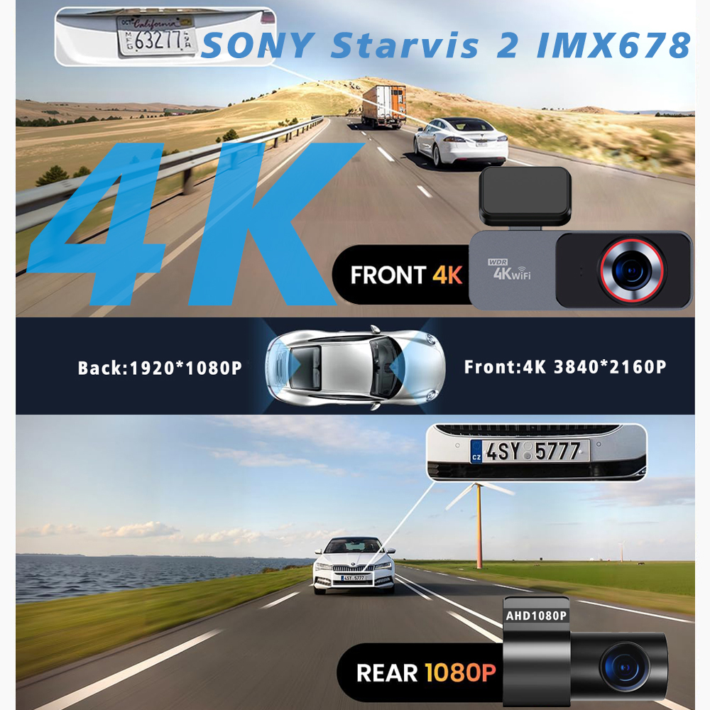 Dash Cam 4K 2160P WIFI GPS Car - Home Cinema Blu Ray Sony review and price
