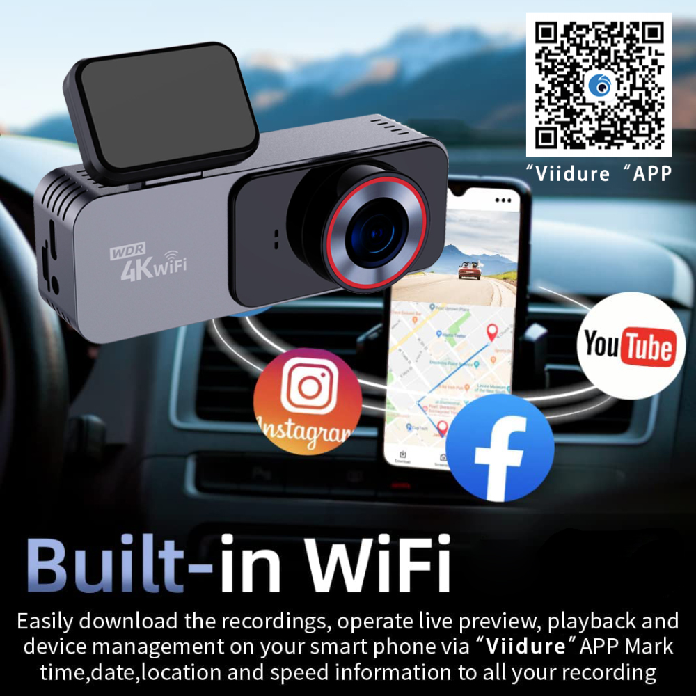 Dash Cam 4K 2160P WIFI GPS Car - Home Cinema Blu Ray Sony review and price