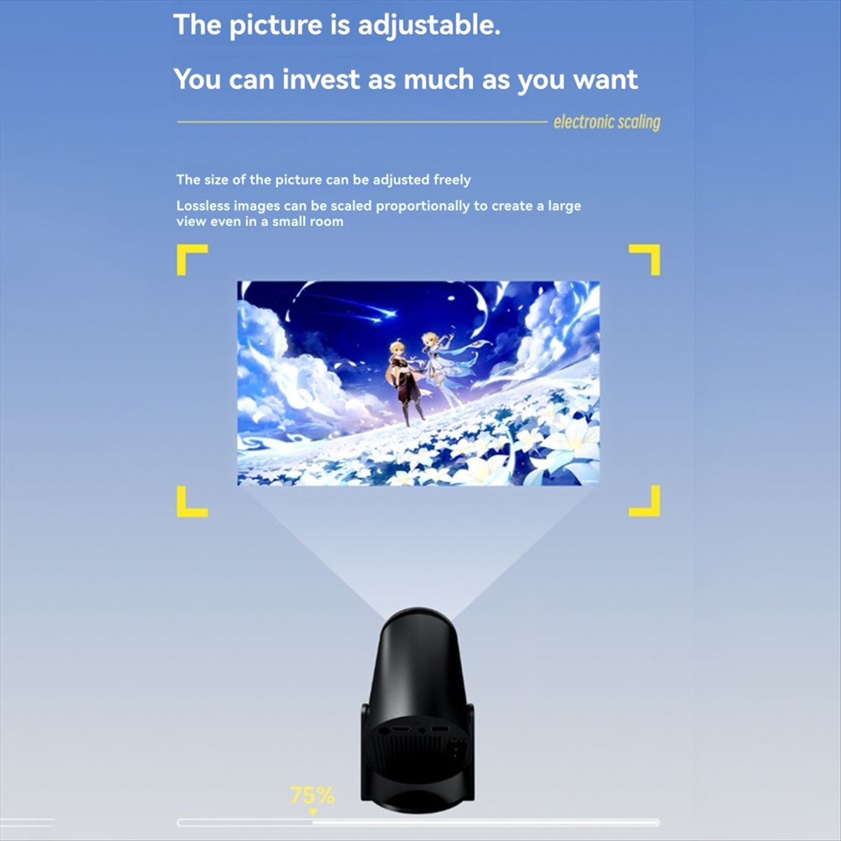 NEW 1080P Projector for Androi - Home Cinema Quad review and price
