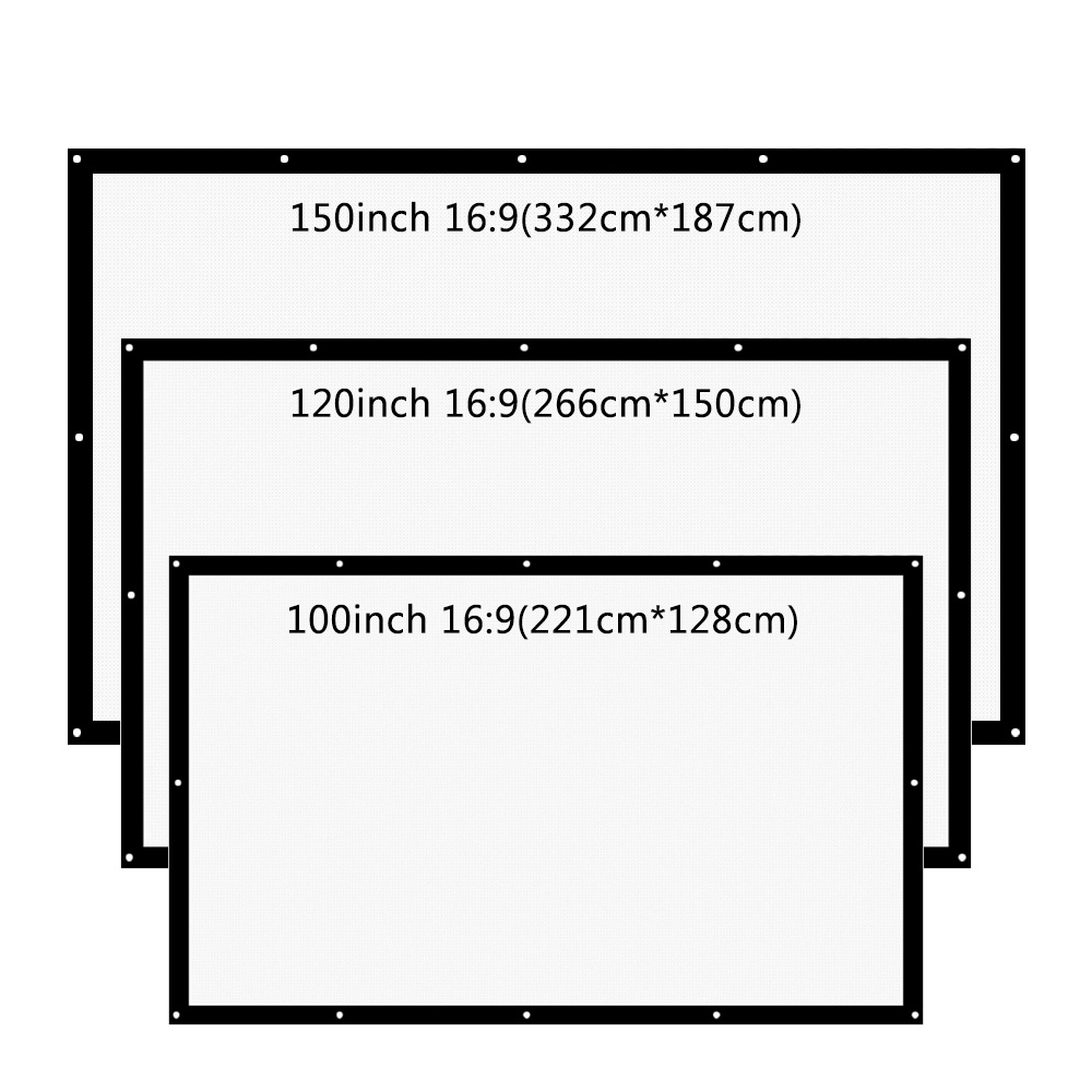 ThundeaL 16:9 100 120 150 Inch - Projector Screen 100 Inch review and price