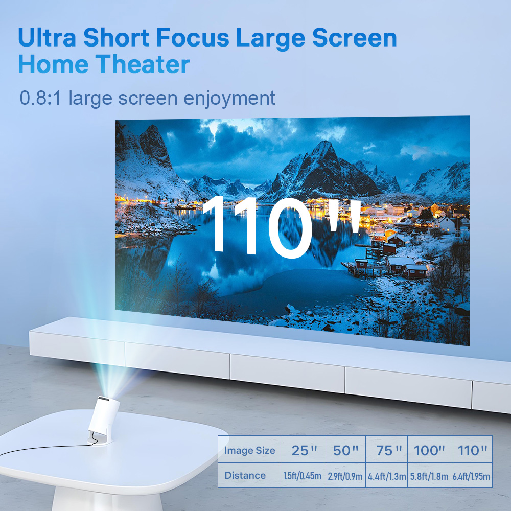 LynCast Projector X1BQ 4K Andr - Home Cinema Hdmi review and price
