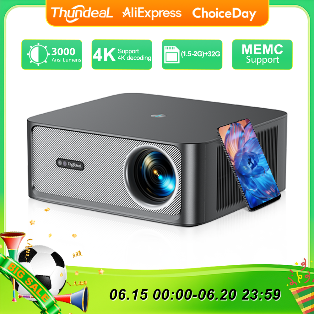 ThundeaL 3000Ansi 4K Full HD P - Home Cinema Pc review and price