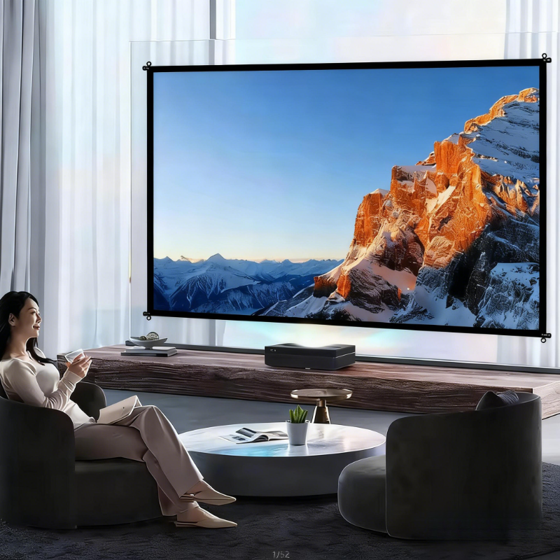 XIAOHUI 100/120 inch ALR Proje - Projector Screen 100 Inch review and price