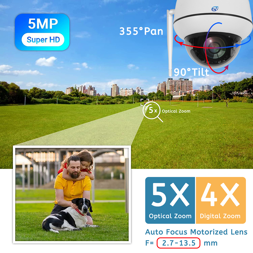 5MP Wifi Dome PTZ Camera 5X Op - Home Cinema Sony review and price